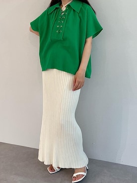 mietteさん（レディース・158cm）の夏コーディネート