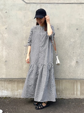 「ごきげんウィーク」｜「アイテム（ワンピース/ドレス）」を使った、aさん（レディース・155cm）の春コーディネート