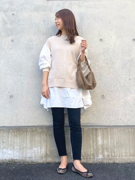 aさん（レディース・155cm）の秋コーディネート