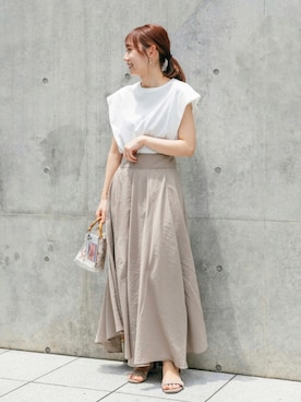 aさん（レディース・155cm）の夏コーディネート