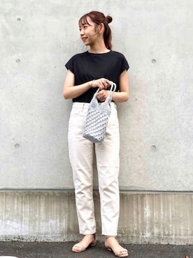 「アイテム（リング）」を使った、aさん（レディース・155cm・20代）の夏コーディネート