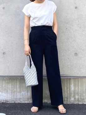 「アイテム（リング）」を使った、aさん（レディース・155cm・20代）の夏コーディネート