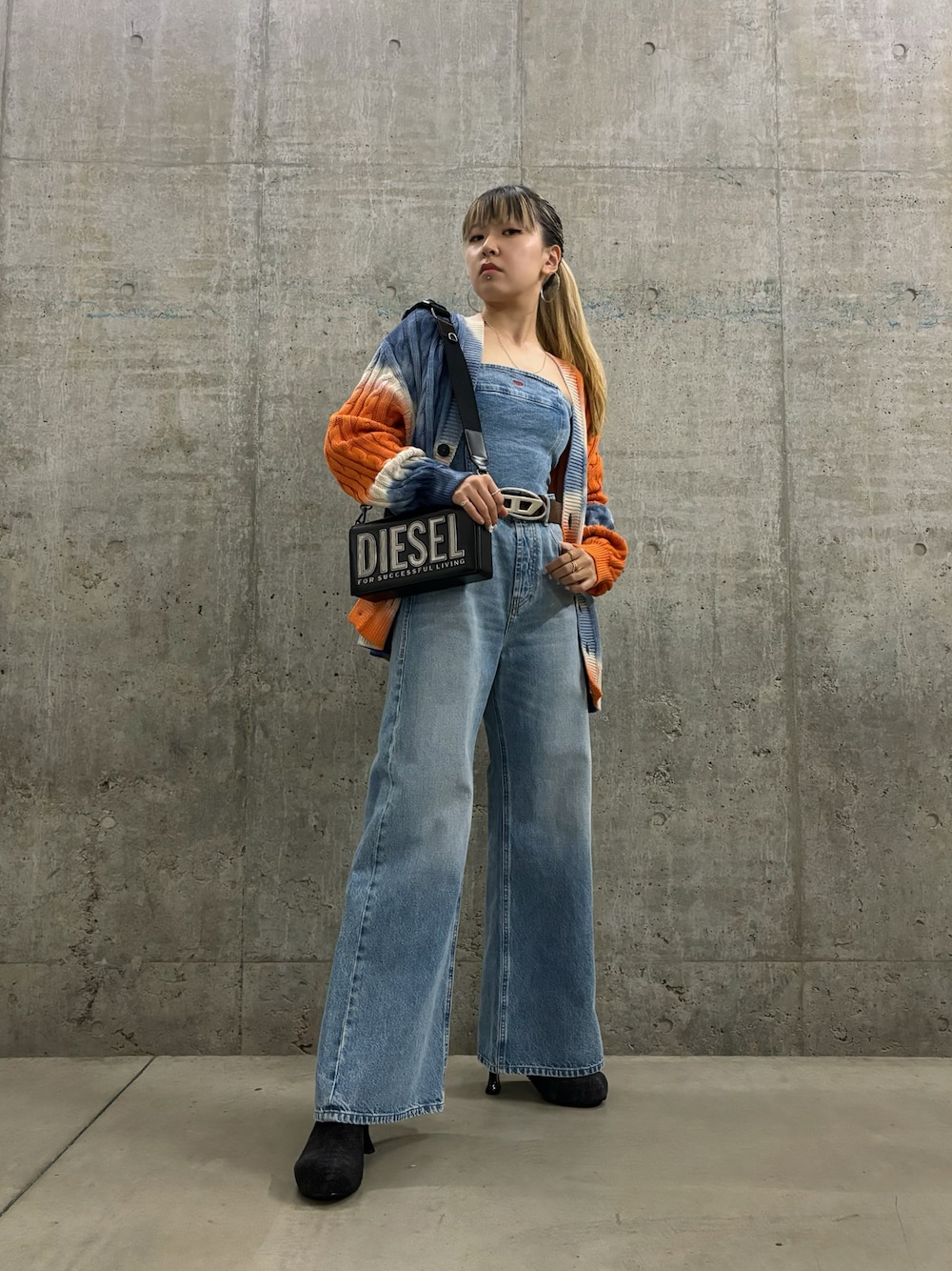 DIESEL デニム ルーズ D-SIRE レディース デニム ルーズ D-SIRE L.30（デニムパンツ）｜DIESEL