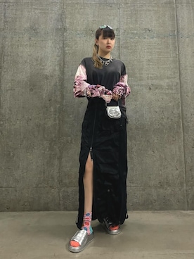 「diesel」｜べーやんさん（レディース・158cm）の春コーディネート