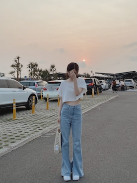 「nike」｜Erica_Chengさん（レディース・161cm）の夏コーディネート