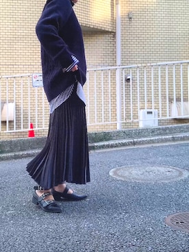「UNIQLO+J」｜mm.popoさん（レディース・153cm・20代）の春コーディネート