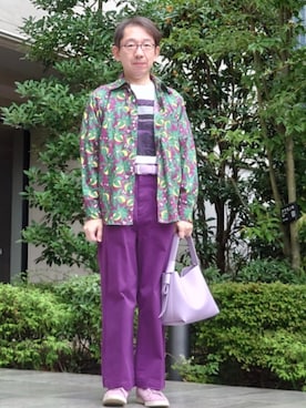 「TAKEO KIKUCHI（タケオキクチ）のアイテム」を使った、ちゃばこさん（メンズ・168cm）の秋コーディネート