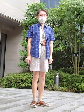 ちゃばこさん（メンズ・168cm・50代）の夏コーディネート