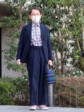 ちゃばこさん（メンズ・168cm）の春コーディネート