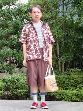 ちゃばこさん（メンズ・168cm・60代）の秋コーディネート