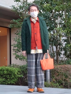 「ABAHOUSE（アバハウス）のアイテム」を使った、ちゃばこさん（メンズ・168cm）の冬コーディネート