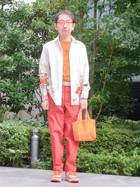 「TAKEO KIKUCHI（タケオキクチ）のアイテム」を使った、ちゃばこさん（メンズ・168cm）の秋コーディネート