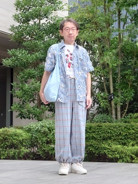 ちゃばこさん（メンズ・168cm・50代）の夏コーディネート