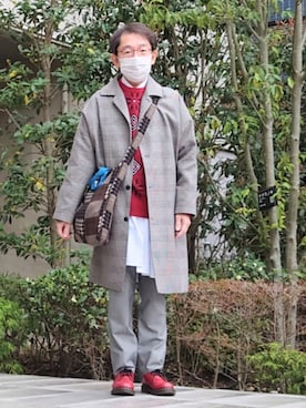 「tk.TAKEO KIKUCHI（ティーケータケオキクチ）のアイテム」を使った、ちゃばこさん（メンズ・168cm）の春コーディネート