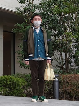 「Paul Smith（ポールスミス）のアイテム」を使った、ちゃばこさん（メンズ・168cm）の冬コーディネート