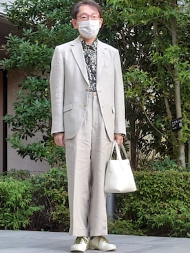 「アイテム（レッグウェア）」を使った、ちゃばこさん（メンズ・168cm・50代）の秋コーディネート