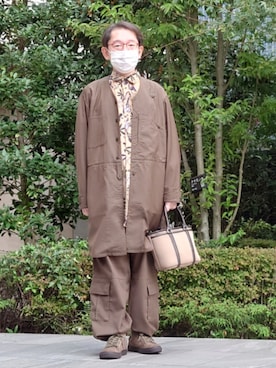 「アイテム（ジャケット/アウター）」を使った、ちゃばこさん（メンズ・168cm・50代）の秋コーディネート