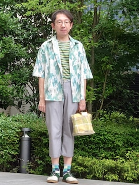 ちゃばこさん（メンズ・168cm）の夏コーディネート