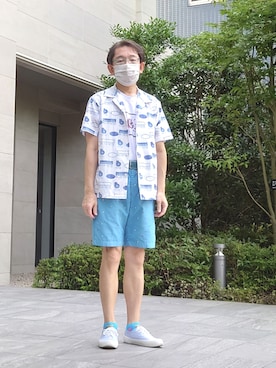 ちゃばこさん（メンズ・168cm・50代）の夏コーディネート