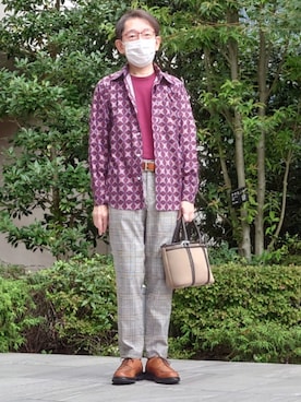 「アイテム（トップス）」を使った、ちゃばこさん（メンズ・168cm・50代）の秋コーディネート