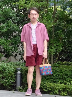 ちゃばこさん（メンズ・168cm）の夏コーディネート