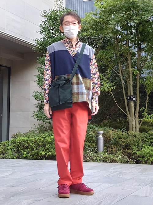 etsinta/エシンタ　ウール混ツイードリメイクベスト CIAOPANIC TYPY（チャオパニックティピー）の「【etsinta