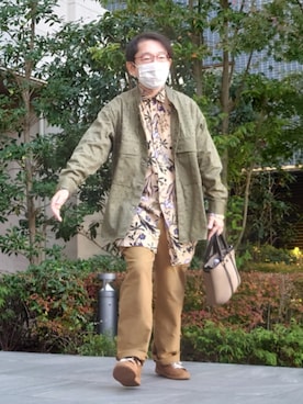 「アイテム（トップス）」を使った、ちゃばこさん（メンズ・168cm・50代）の秋コーディネート