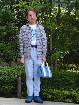 ちゃばこさん（メンズ・168cm）の夏コーディネート