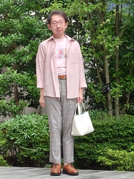 「a.v.v（アーヴェヴェ）のアイテム」を使った、ちゃばこさん（メンズ・168cm）の夏コーディネート