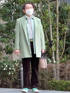 ちゃばこさん（メンズ・168cm）の春コーディネート