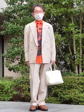 「アイテム（レッグウェア）」を使った、ちゃばこさん（メンズ・168cm）の秋コーディネート