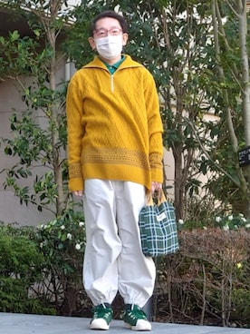 ちゃばこさん（メンズ・168cm）の春コーディネート