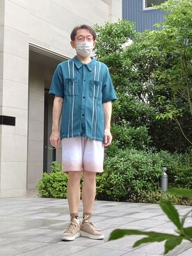ちゃばこさん（メンズ・168cm・50代）の夏コーディネート