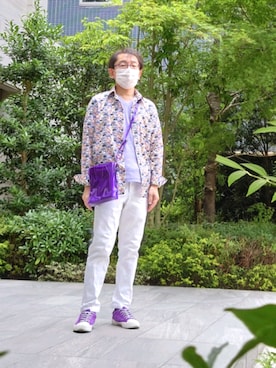 「tk.TAKEO KIKUCHI」｜ちゃばこさん（メンズ・168cm・50代）の夏コーディネート