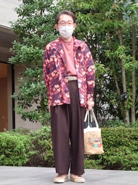 「アイテム（パンツ）」を使った、ちゃばこさん（メンズ・168cm・50代）の秋コーディネート