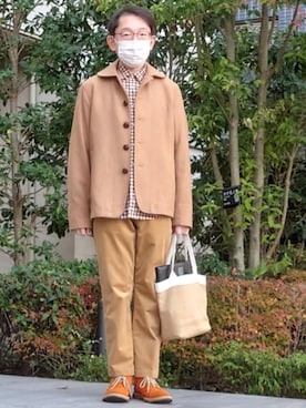 「URBAN RESEARCH」｜「アイテム（ジャケット/アウター）」を使った、ちゃばこさん（メンズ・168cm）の冬コーディネート