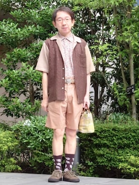 「Paul Smith（ポールスミス）のアイテム」を使った、ちゃばこさん（メンズ・168cm）の夏コーディネート