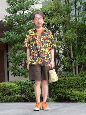 ちゃばこさん（メンズ・168cm・50代）の夏コーディネート