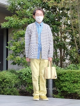 「ABAHOUSE（アバハウス）のアイテム」を使った、ちゃばこさん（メンズ・168cm）の春コーディネート