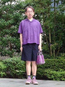 「TAKEO KIKUCHI（タケオキクチ）のアイテム」を使った、ちゃばこさん（メンズ・168cm）の秋コーディネート