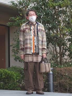 「tk.TAKEO KIKUCHI（ティーケータケオキクチ）のアイテム」を使った、ちゃばこさん（メンズ・168cm）の春コーディネート