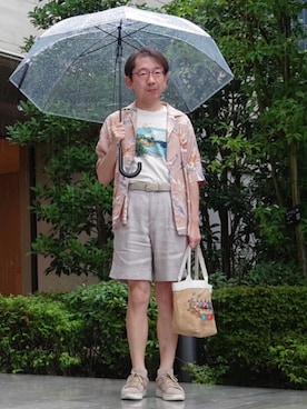 ちゃばこさん（メンズ・168cm）の夏コーディネート