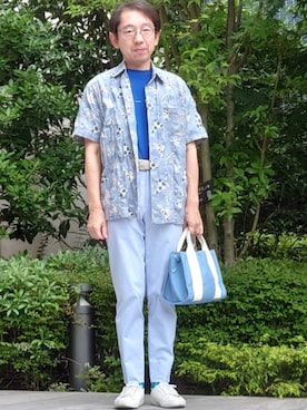 「Paul Smith（ポールスミス）のアイテム」を使った、ちゃばこさん（メンズ・168cm）の夏コーディネート
