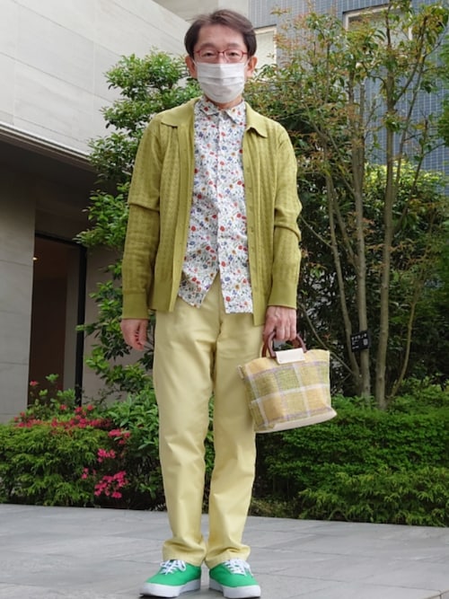 ALLEGE Open Work Cardigan アレッジ　カーディガン　ポロ ALLEGE（アレッジ）の「ALLEGE Open Work Cardigan