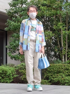 「アイテム（シューズ）」を使った、ちゃばこさん（メンズ・168cm・50代）の秋コーディネート