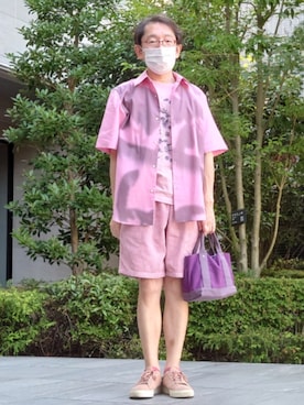 「PS Paul Smith（ピーエスポールスミス）のアイテム」を使った、ちゃばこさん（メンズ・168cm）の夏コーディネート
