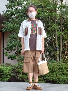「アイテム（パンツ）」を使った、ちゃばこさん（メンズ・168cm・50代）の秋コーディネート
