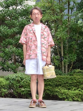 ちゃばこさん（メンズ・168cm・50代）の夏コーディネート