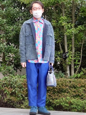 「アイテム（ジャケット/アウター）」を使った、ちゃばこさん（メンズ・168cm・50代）の秋コーディネート