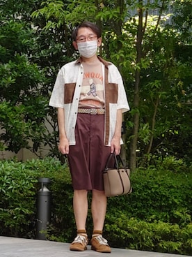 ちゃばこさん（メンズ・168cm）の春コーディネート